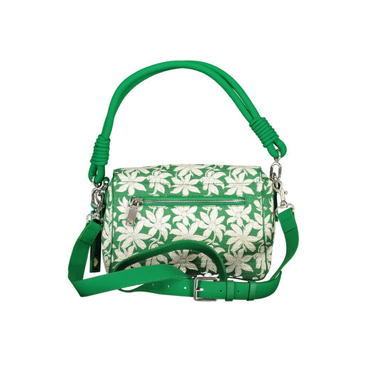Desigual Green Polyethylene Handbag Desigual Sea Green
