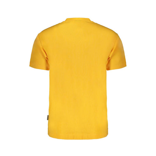 Napapijri Orange Cotton T-Shirt Napapijri Goldenrod