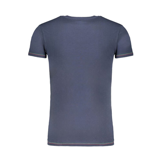 Aeronautica Militare Blue Cotton T-Shirt Aeronautica Militare Dim Gray