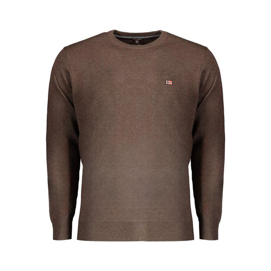 Norway 1963 Brown Wool Men Sweater Norway 1963 Dark Olive Green