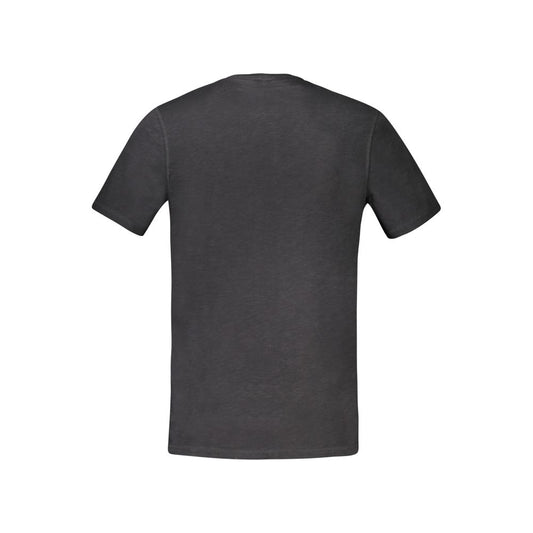 Hugo Boss Black Cotton Men T-Shirt Hugo Boss Dark Slate Gray