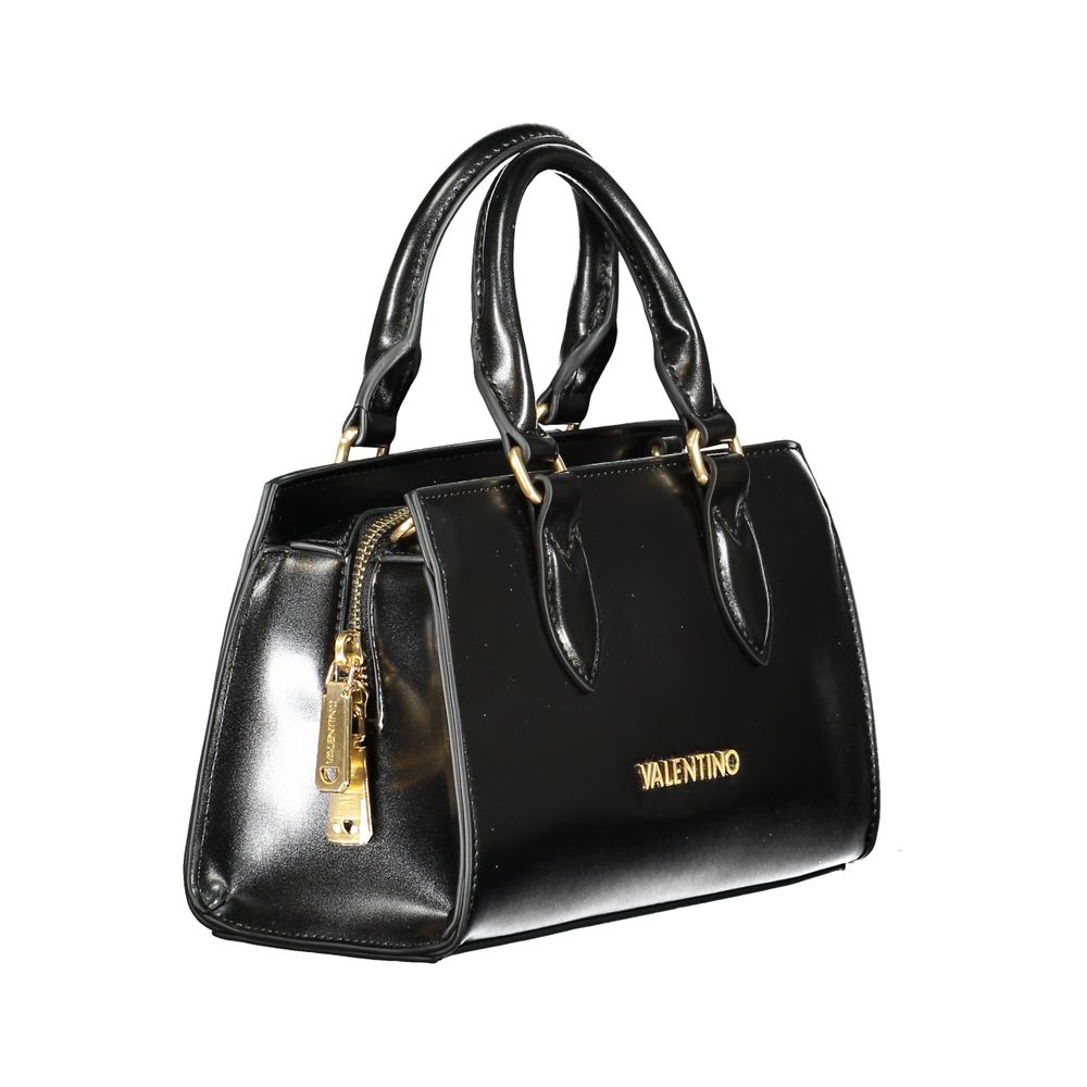 Front view with bag zipped and handles upright.