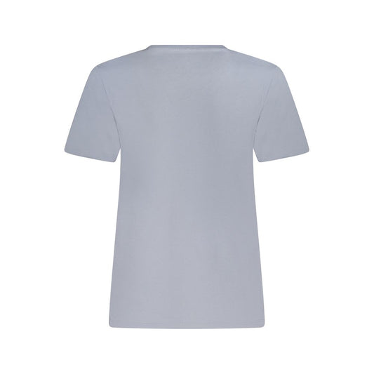 Pepe Jeans Light Blue Cotton Women T-Shirt Pepe Jeans Gray