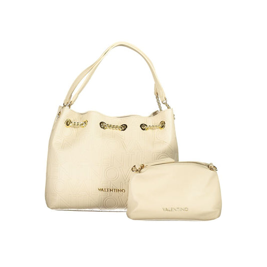 Valentino Bags Beige Polyethylene Handbag Valentino Bags Bisque
