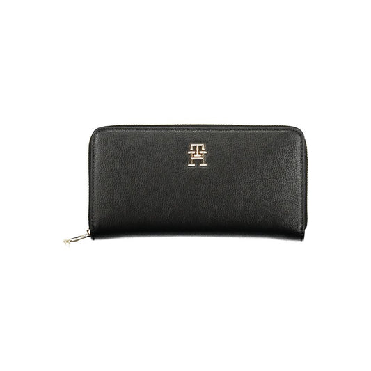 Tommy Hilfiger Black Polyethylene Women Wallet Tommy Hilfiger Dark Slate Gray