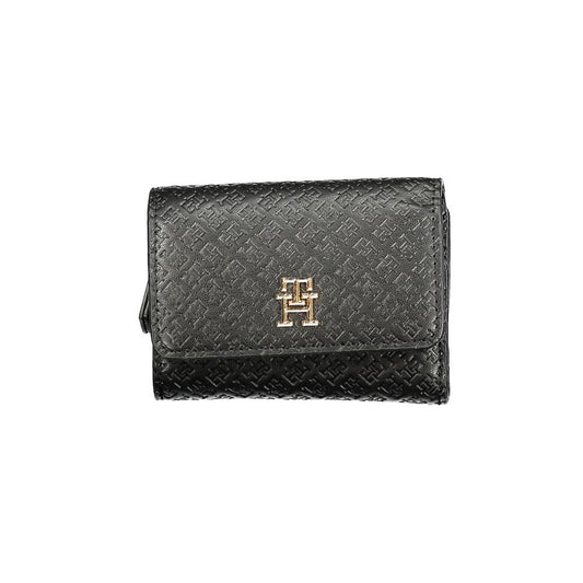 Tommy Hilfiger Black Polyethylene Women Wallet Tommy Hilfiger Dark Slate Gray