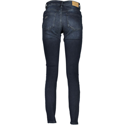 Desigual Blue Cotton Jeans & Pant Desigual Dark Slate Gray