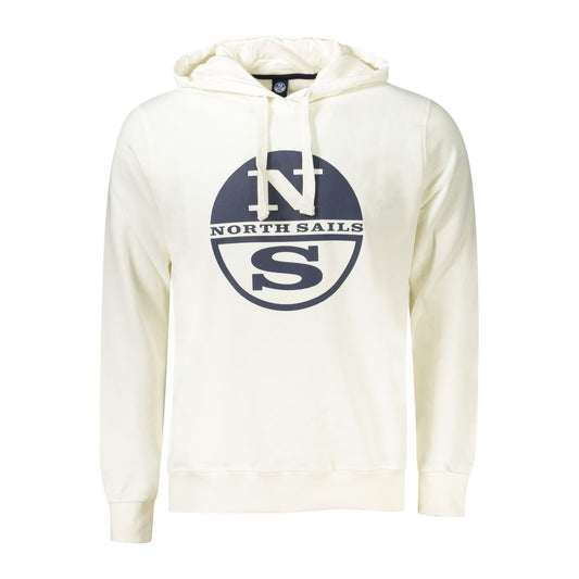 North Sails White Cotton Men Sweater North Sails Beige