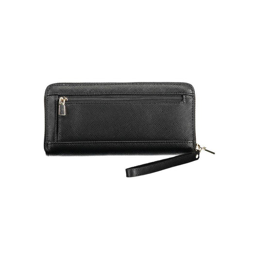 Guess Jeans Black Polyethylene Women Wallet