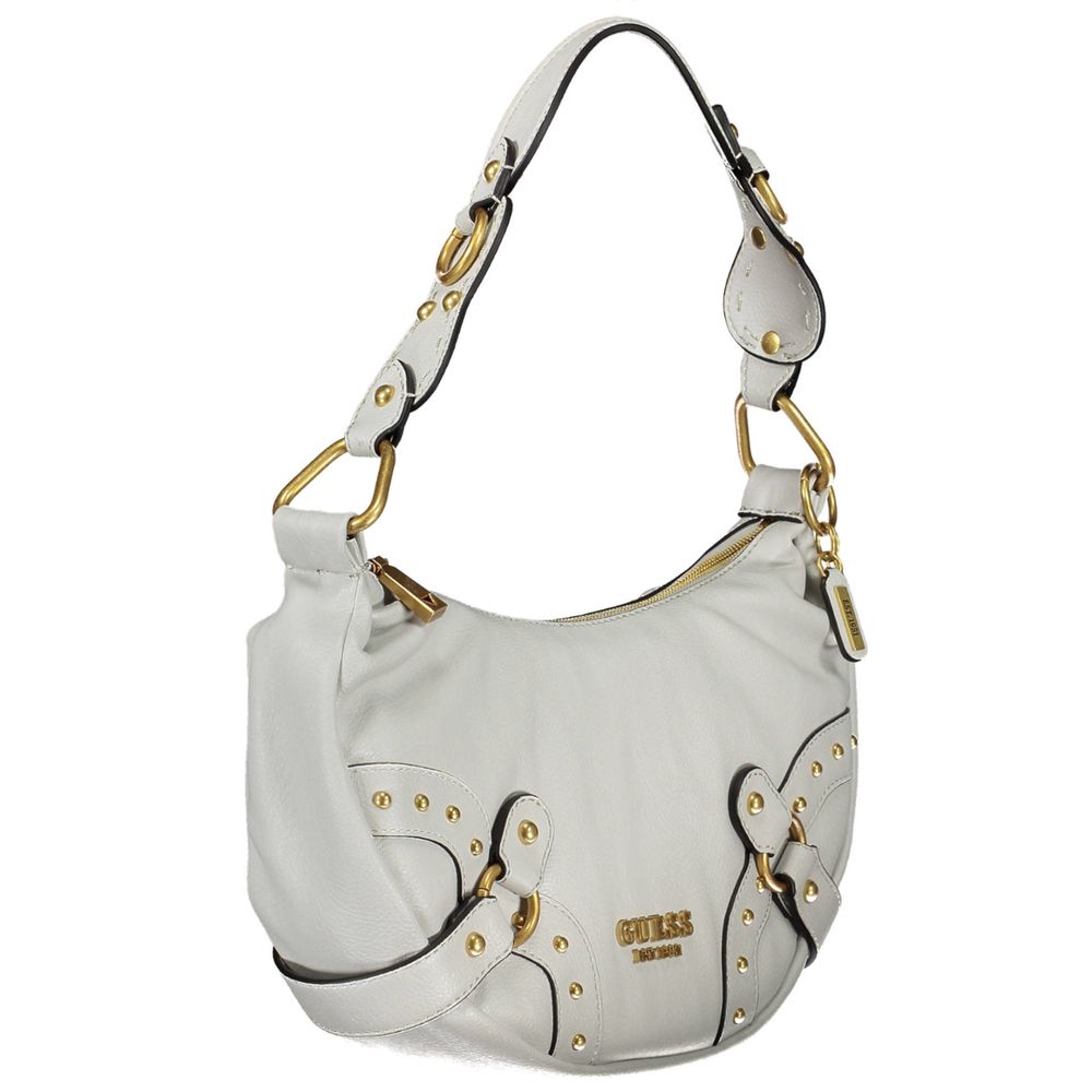 Front view with bag zipped and handles upright.