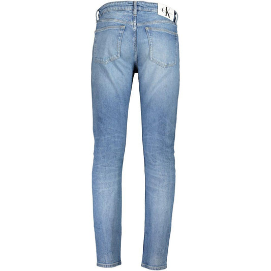Calvin Klein Light Blue Cotton Men Jeans