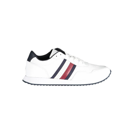 Tommy Hilfiger White Polyester Sneaker