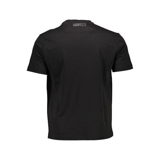 Plein Sport Black Cotton Men T-Shirt