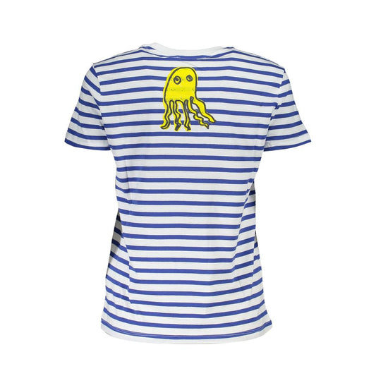 Desigual Blue Cotton Women T-Shirt