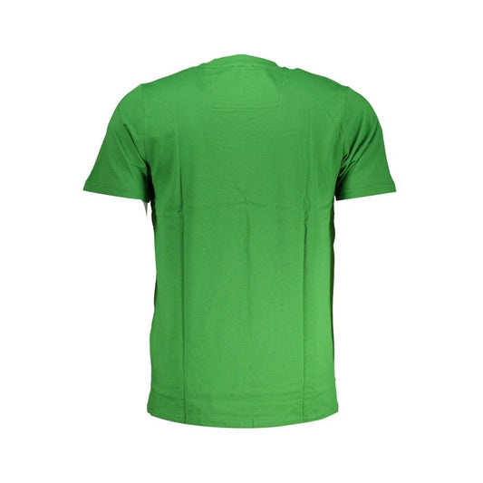 Cavalli Class Green Cotton T-Shirt