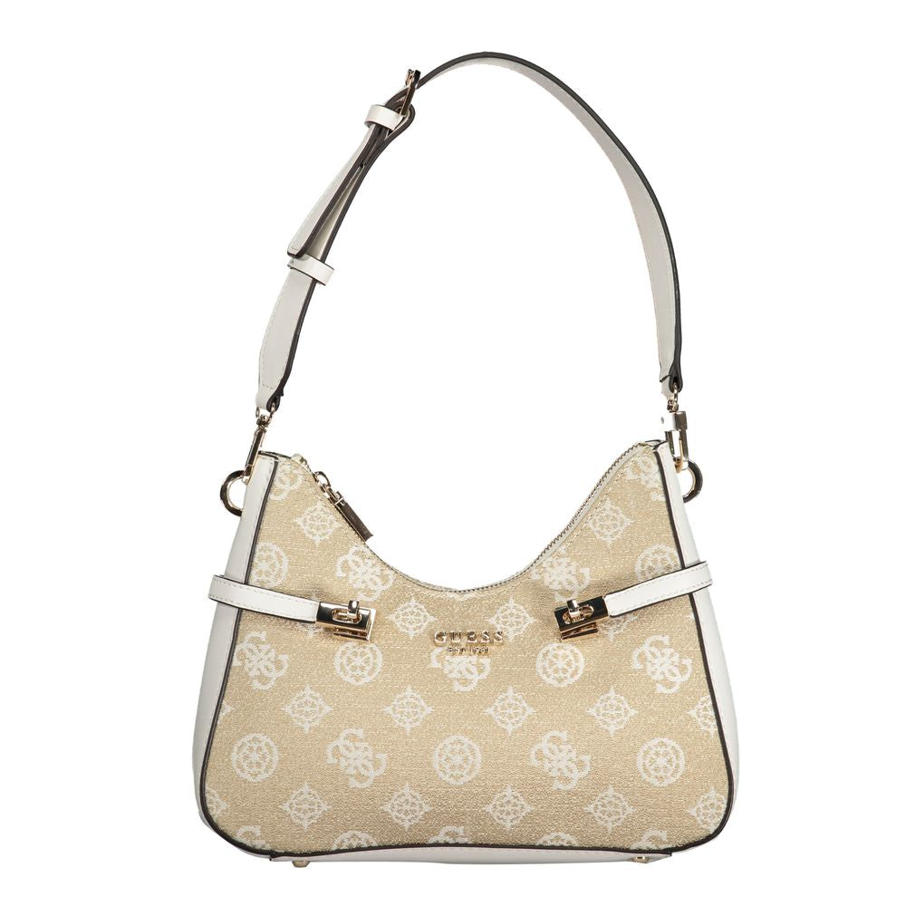 Front view with bag zipped and handles upright.