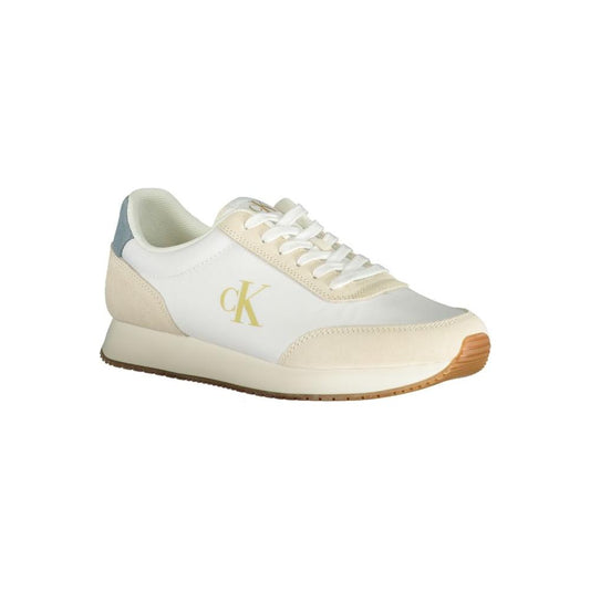 Calvin Klein White Polyester Men Sneaker