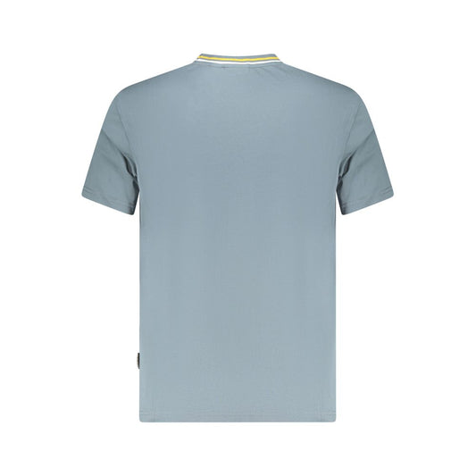 Napapijri Gray Organic Cotton Men T-Shirt