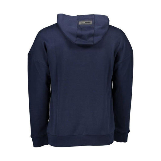 Plein Sport Blue Cotton Men Sweater