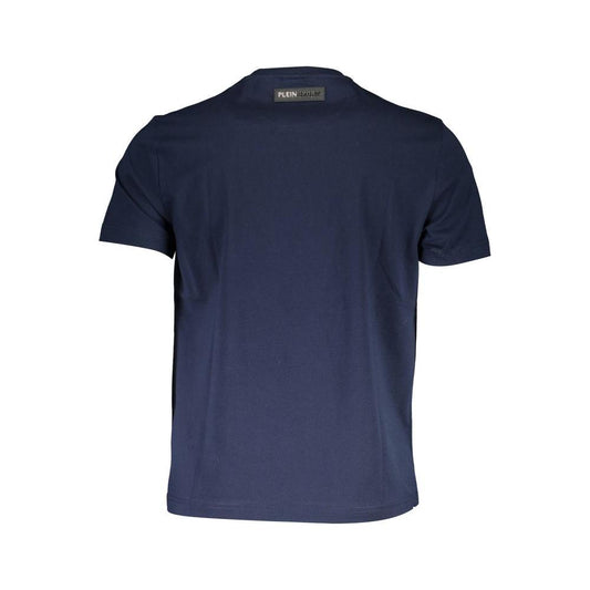 Plein Sport Blue Cotton Men T-Shirt