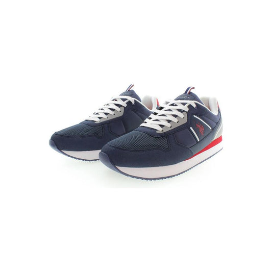 U.S. POLO ASSN. Blue Polyester Men Sneaker