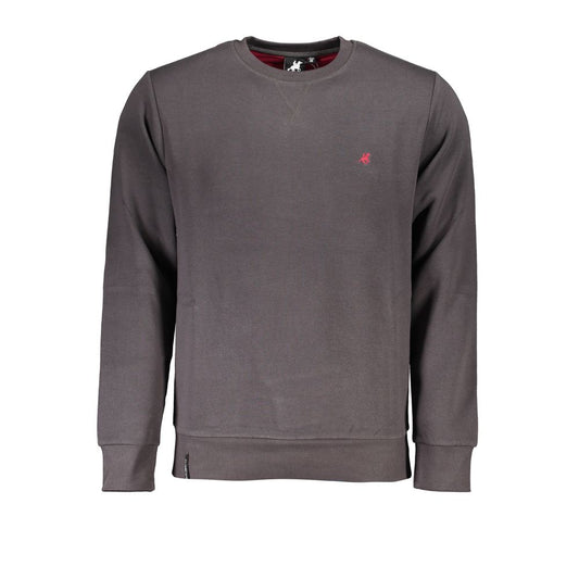U.S. Grand Polo Gray Cotton Men Sweater