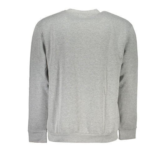 Cavalli Class Gray Cotton Men Sweater