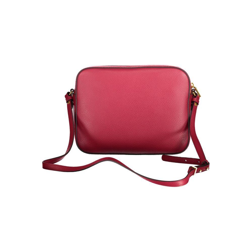 Front view with bag zipped and handles upright.