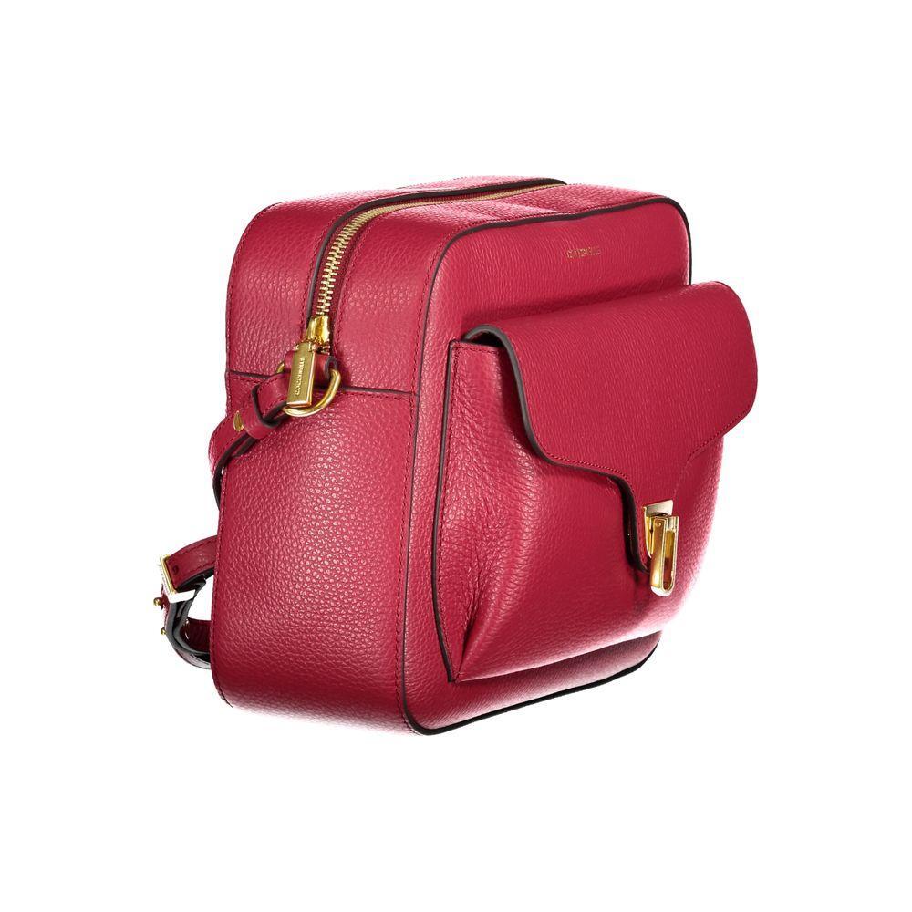 Coccinelle Red Leather Handbag CO-35661