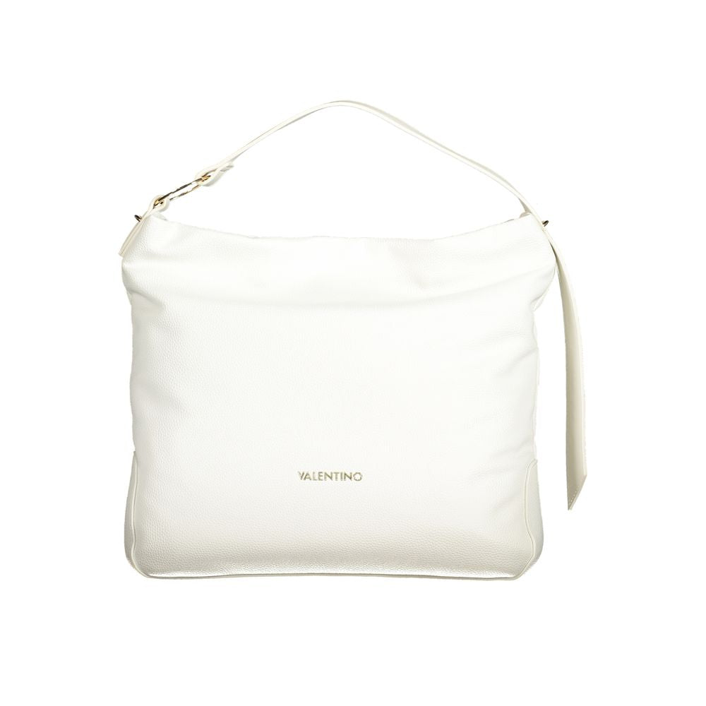 Front view with bag zipped and handles upright.
