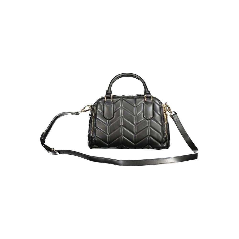 Front view with bag zipped and handles upright.