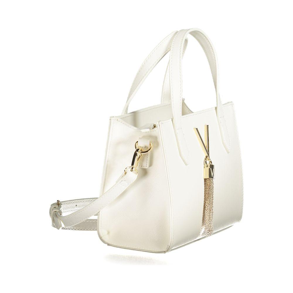 Front view with bag zipped and handles upright.
