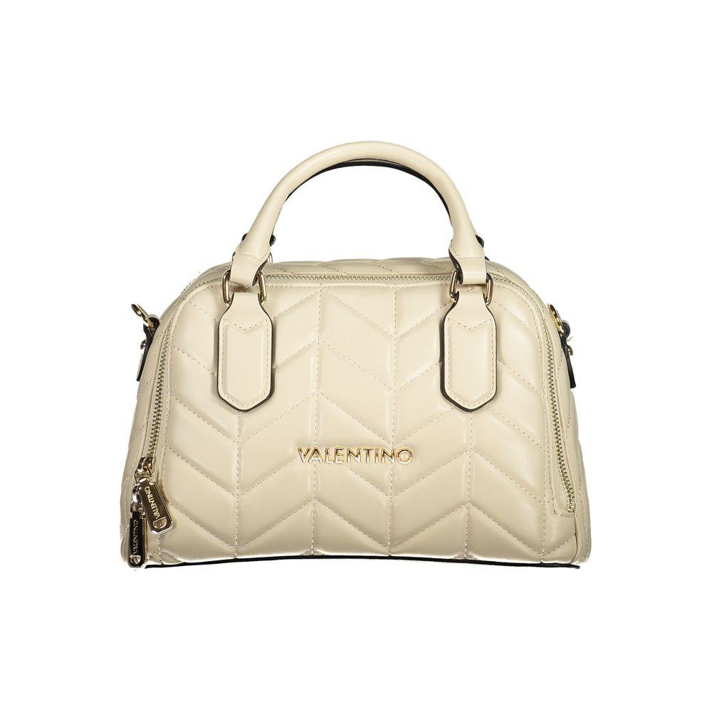 Front view with bag zipped and handles upright.