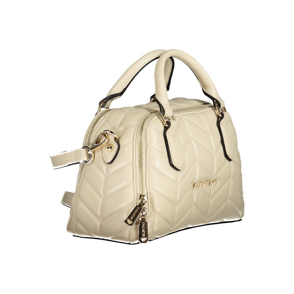 Front view with bag zipped and handles upright.