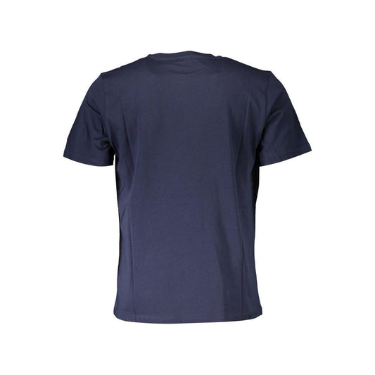 North Sails Blue Cotton Men T-Shirt