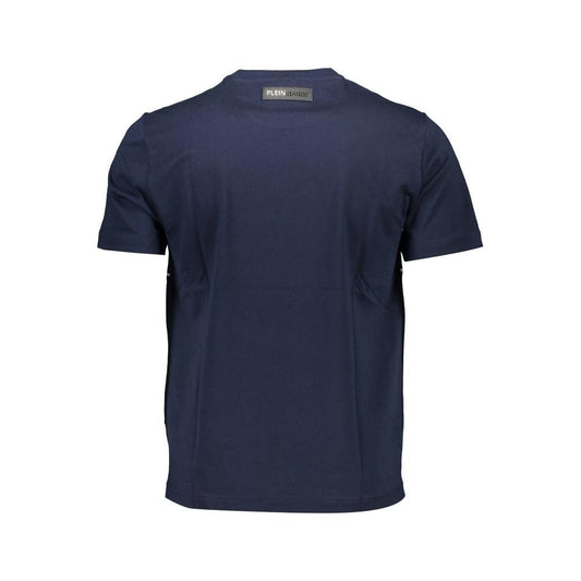 Plein Sport Blue Cotton Men T-Shirt