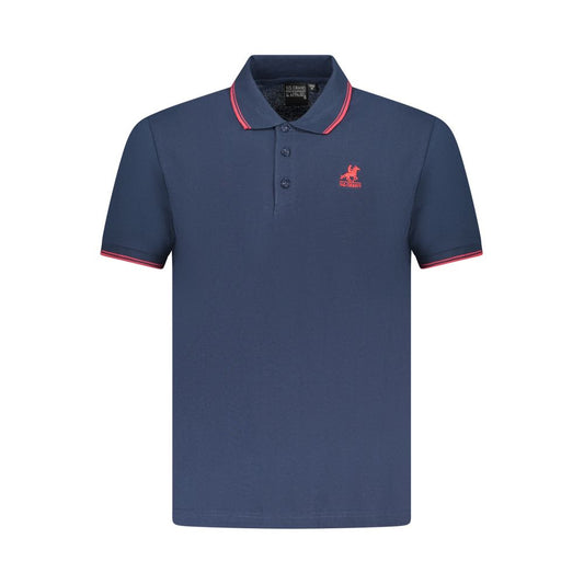 U.S. Grand Polo Blue Cotton Men Polo Shirt