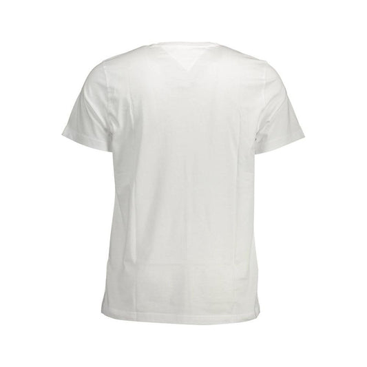 Tommy Hilfiger White Cotton Men TShirt