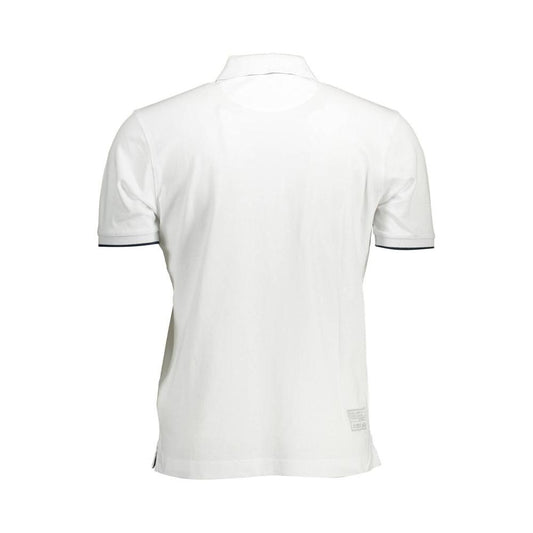 La Martina Elegant Short-Sleeved White Polo for Men