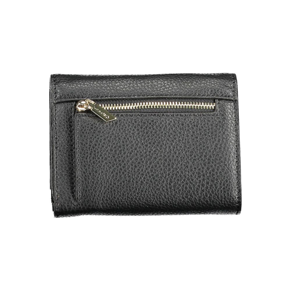 Calvin Klein Black Polyurethane Women Wallet