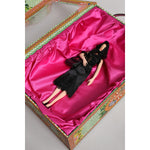 Dolce & Gabbana Black Dress Ceramic Porcelain Fashion Leather Sicily Dolls SMY11080