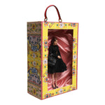 Dolce & Gabbana Black Dress Ceramic Porcelain Fashion Leather Sicily Dolls SMY11083