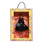 Dolce & Gabbana Black Dress Ceramic Porcelain Fashion Leather Sicily Dolls SMY11084