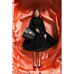 Dolce & Gabbana Black Dress Ceramic Porcelain Fashion Leather Sicily Dolls SMY11084