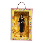 Dolce & Gabbana Black Dress Ceramic Porcelain Fashion Leather Sicily Dolls SMY11088