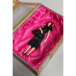 Dolce & Gabbana Black Dress Ceramic Porcelain Fashion Leather Sicily Dolls SMY11091