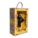 Dolce & Gabbana Black Dress Ceramic Porcelain Fashion Leather Sicily Dolls SMY11093