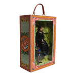 Dolce & Gabbana Black Dress Ceramic Porcelain Fashion Leather Sicily Dolls SMY11094