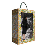 Dolce & Gabbana Black Dress Ceramic Porcelain Fashion Leather Sicily Dolls SMY11095