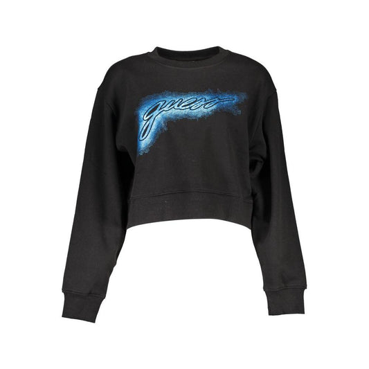 Guess Jeans Black Cotton Women Sweater
